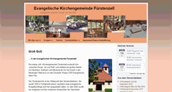 Desktop Screenshot of fuerstenzell-evangelisch.de