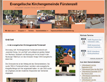 Tablet Screenshot of fuerstenzell-evangelisch.de